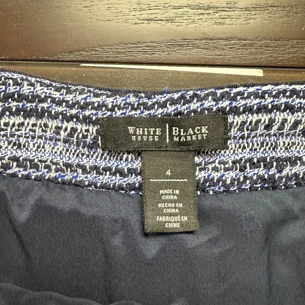 *WHBM* Blue x White Fashion Skirt Size 4